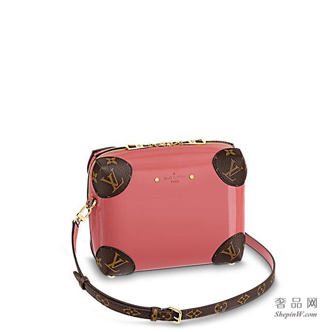 路易威登 LV Venice Monogram压纹漆光牛皮手袋 M53546 VIEUX ROSE