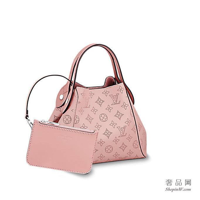 路易威登 LV Mahina镂花小牛皮 Hina 小号手袋 M54353 Magnolia