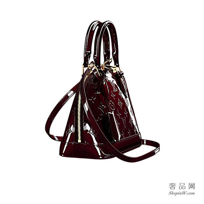 路易威登 LV Alma BB 紫红色 手袋 M91678  樱桃红M90174