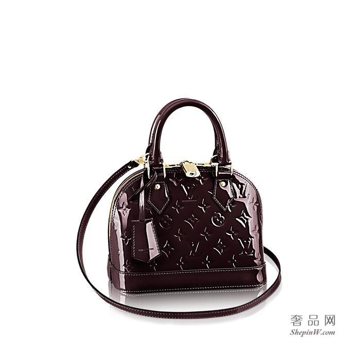 路易威登 LV Alma BB 紫红色 手袋 M91678  樱桃红M90174