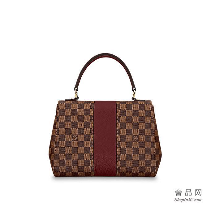 路易威登 LV 牛皮 Bond Street 手袋酒红色 N64416 木兰粉N64417
