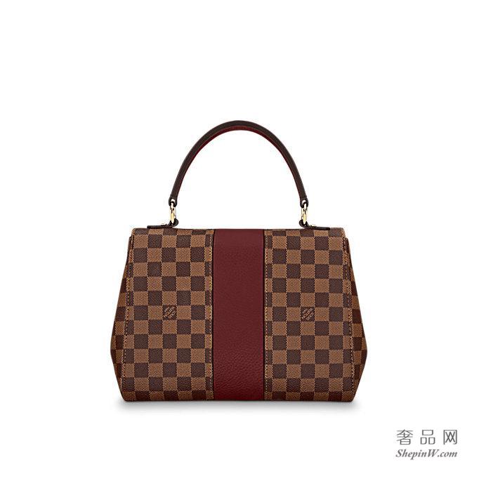 路易威登 LV 牛皮 Bond Street 手袋酒红色 N64416 木兰粉N64417