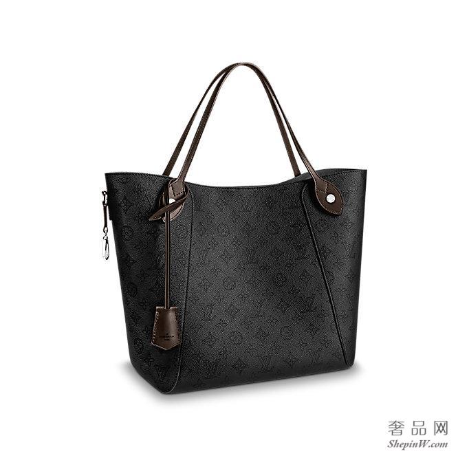 路易威登 LV Hina Mahina镂花小牛皮中号手袋 M54354 黑色 M53140 Galet