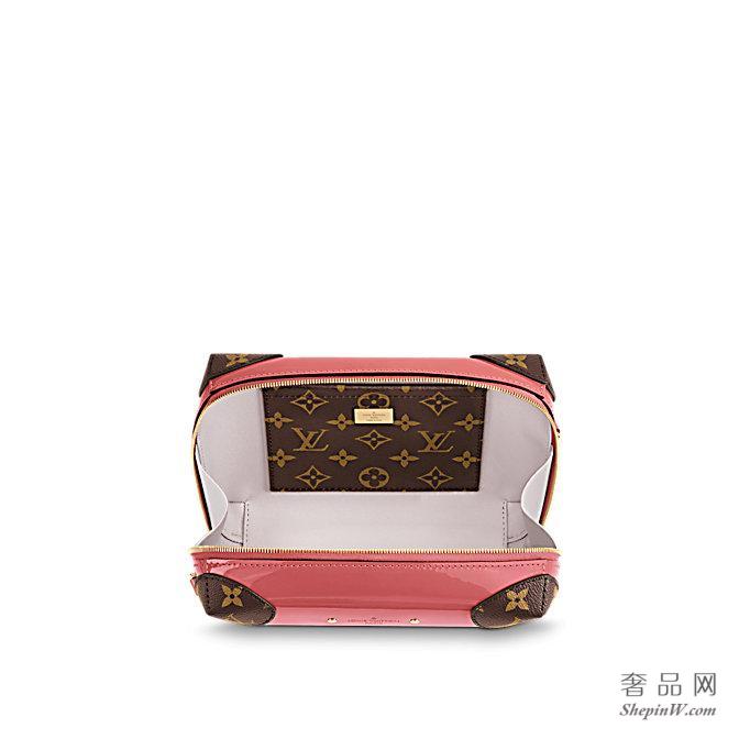 路易威登 LV Venice Monogram压纹漆光牛皮手袋 M53546 VIEUX ROSE