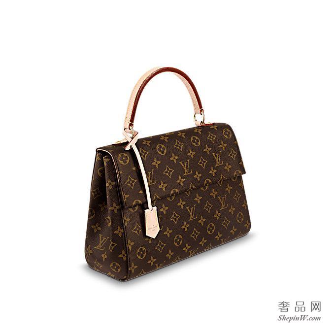 路易威登 LV CLUNY 中号手袋 M43653奶油莎草色 M43535芝麻色