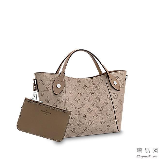 路易威登 LV Mahina镂花小牛皮 Hina 小号手袋 M54351 Galet