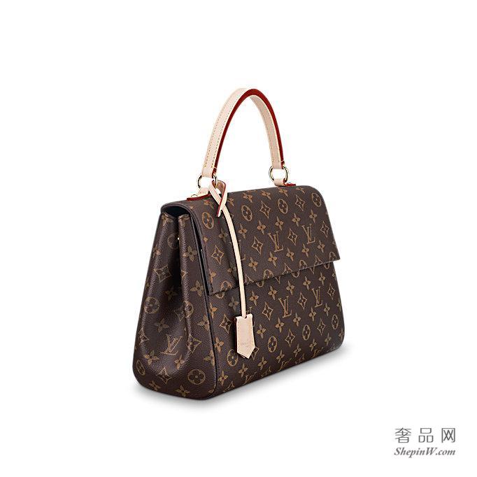 路易威登 LV CLUNY 中号手袋 M43653奶油莎草色 M43535芝麻色