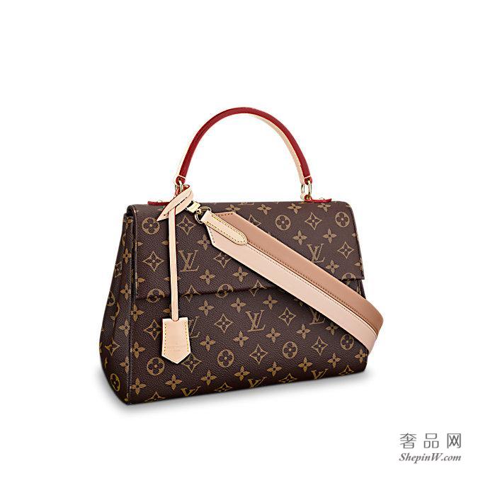 路易威登 LV CLUNY 中号手袋 M43653奶油莎草色 M43535芝麻色