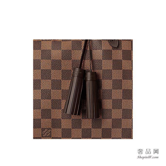 路易威登 LV流苏装饰 Lymington 手袋 N40023 材质Damier Ebene