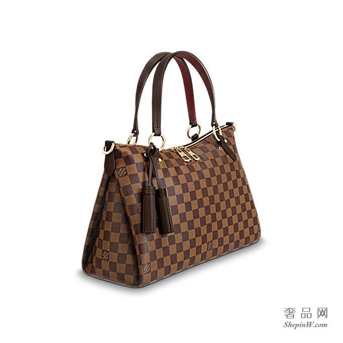 路易威登 LV流苏装饰 Lymington 手袋 N40023 材质Damier Ebene