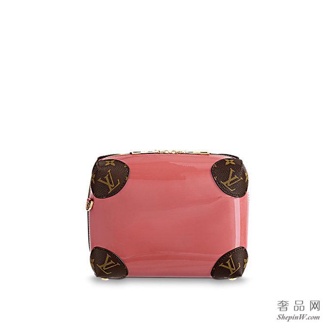 路易威登 LV Venice Monogram压纹漆光牛皮手袋 M53546 VIEUX ROSE