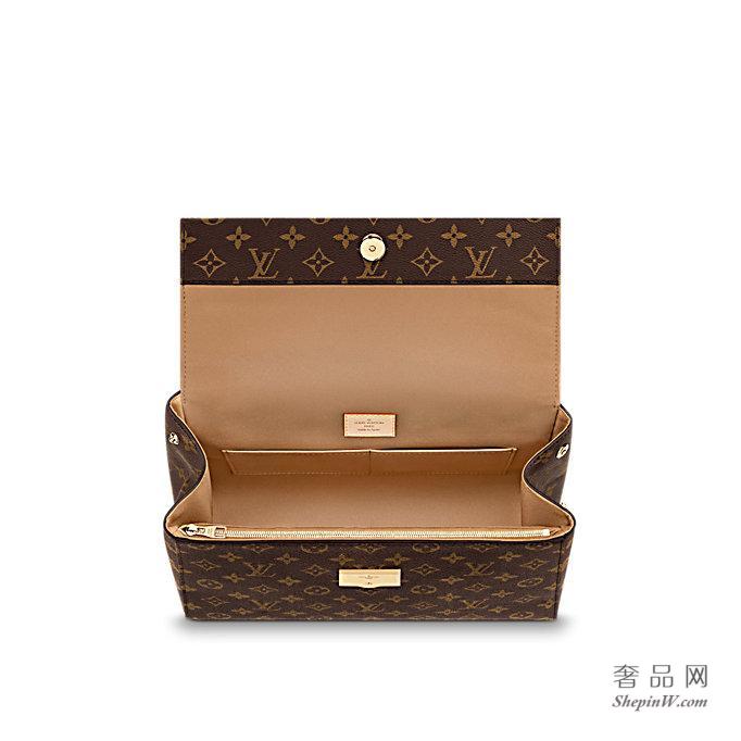 路易威登 LV CLUNY 中号手袋 M43653奶油莎草色 M43535芝麻色