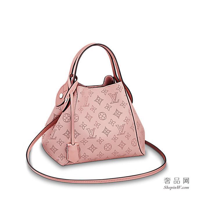 路易威登 LV Mahina镂花小牛皮 Hina 小号手袋 M54353 Magnolia