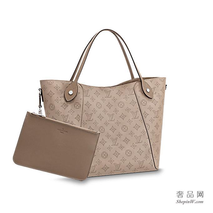 路易威登 LV Hina Mahina镂花小牛皮中号手袋 M54354 黑色 M53140 Galet