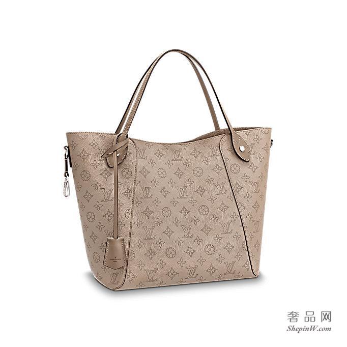 路易威登 LV Hina Mahina镂花小牛皮中号手袋 M54354 黑色 M53140 Galet