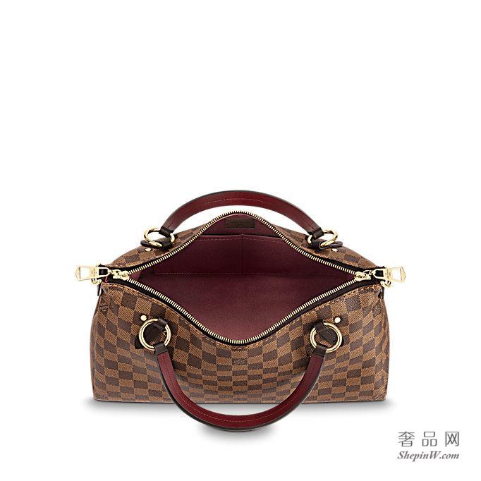 路易威登 LV流苏装饰 Lymington 手袋 N40023 材质Damier Ebene