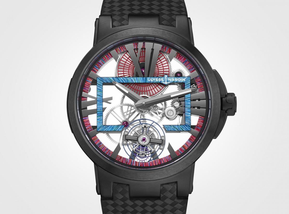 雅典表Executive Skeleton Tourbillon Hyperspace经理人镂空陀飞轮超时空腕表惊艳亮相