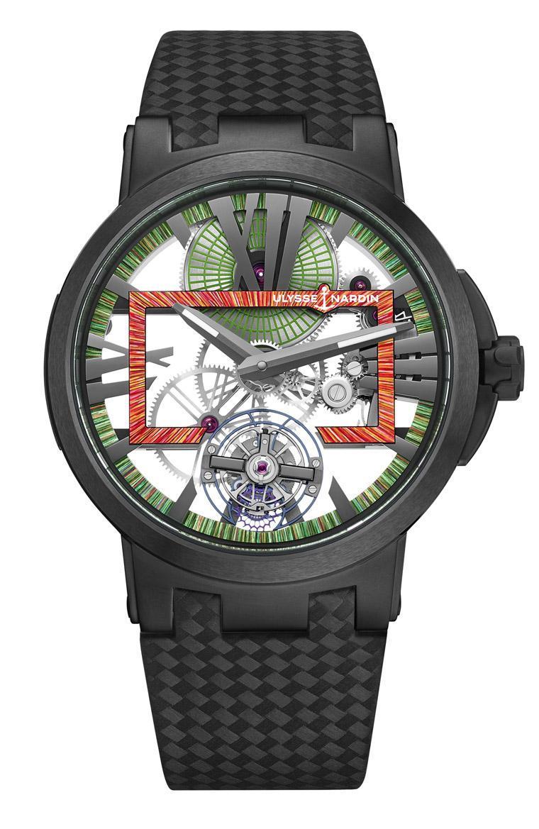 雅典表Executive Skeleton Tourbillon Hyperspace经理人镂空陀飞轮超时空腕表惊艳亮相