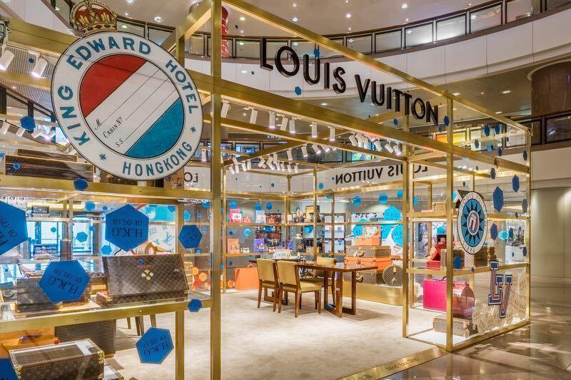 Louis Vuitton路易威登5月1日在香港海港城开设旅行箱概念店