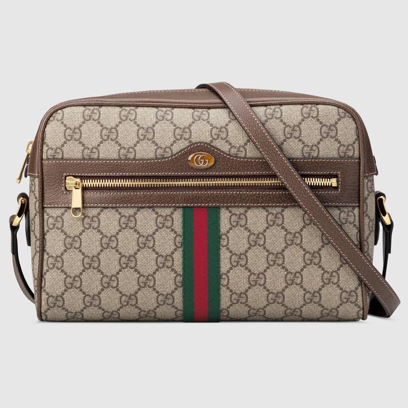 Gucci Ophidia系列高级人造帆布小号肩背包517080 96I3B 8745