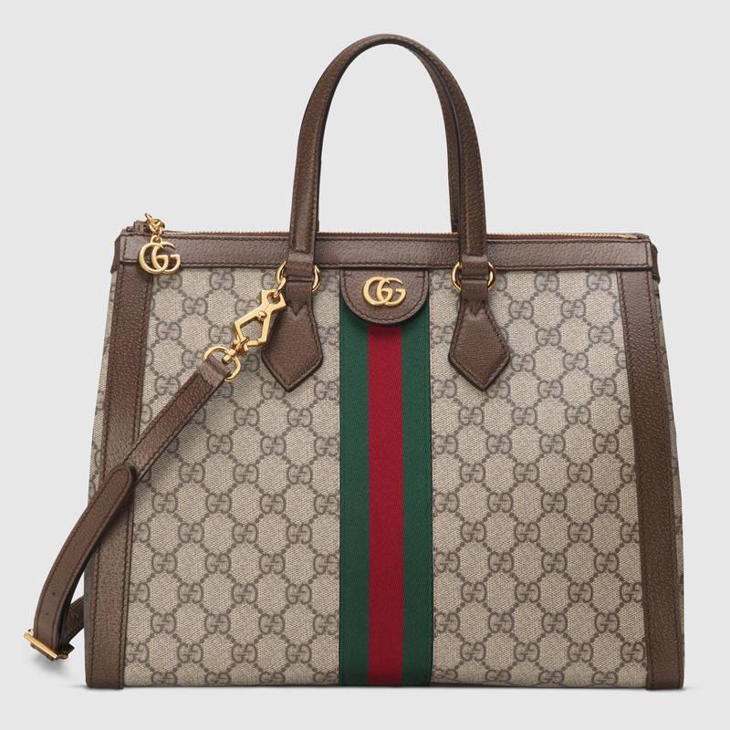 古驰Gucci Ophidia系列GG中号手提包 524537 K05NB 8745