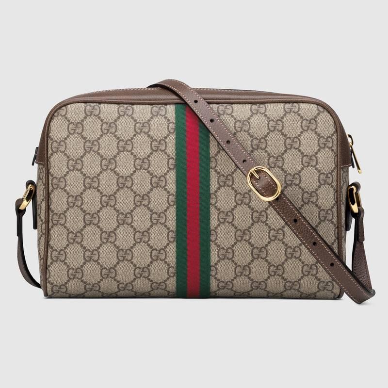 Gucci Ophidia系列高级人造帆布小号肩背包517080 96I3B 8745