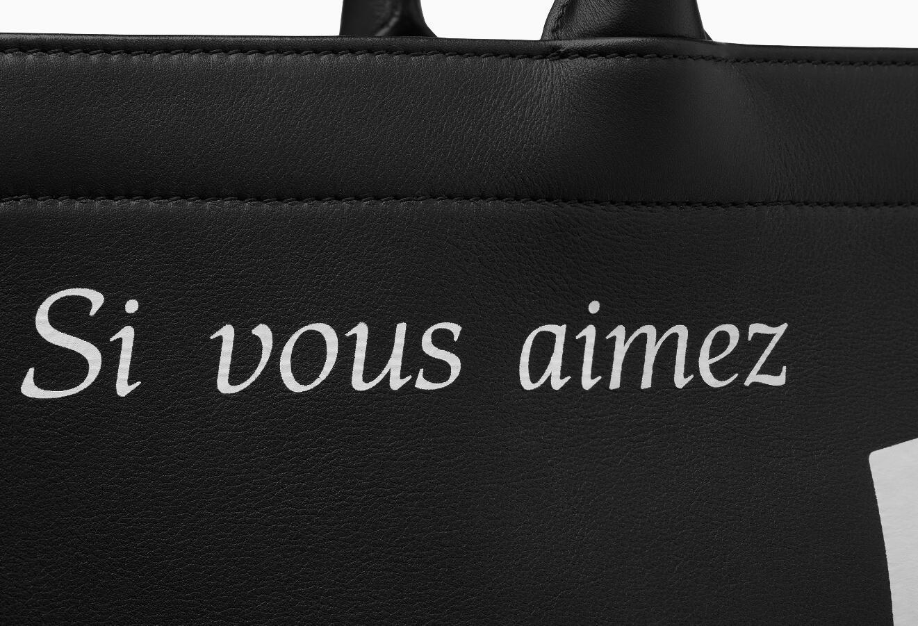 Dior迪奥 Dior Book Tote黑色光滑小牛皮手提包