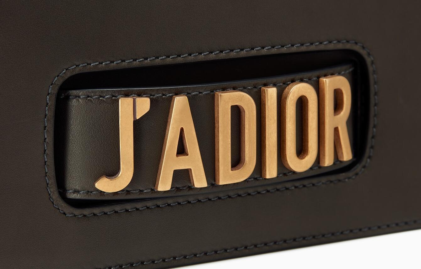Dior迪奥 J'Adior 灰色小牛皮 M9000CVWU_M36G 翻盖式手提包