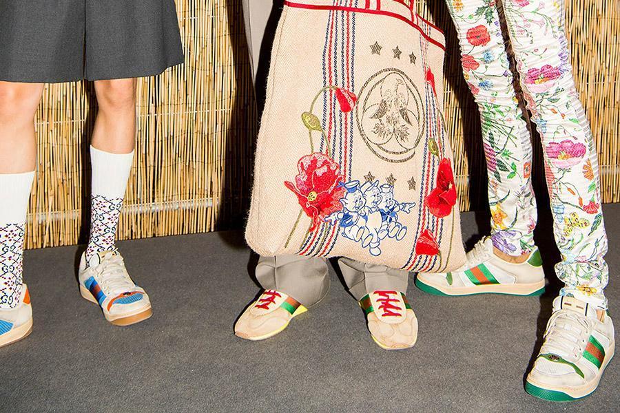 Gucci古驰 2018早秋系列中首度亮相的登山靴