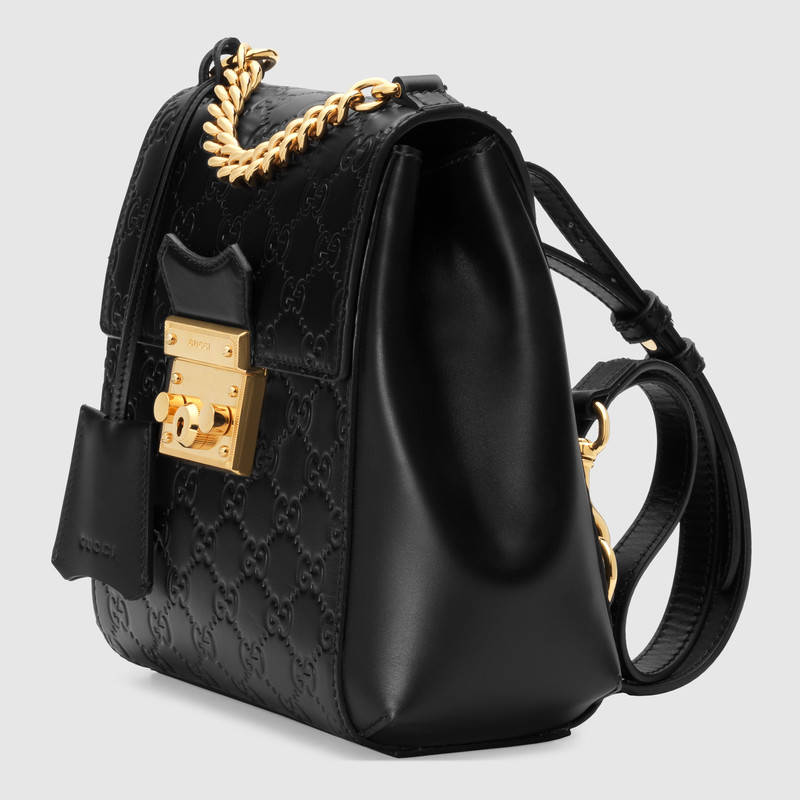 gucci Padlock系列Gucci Signature皮革背包 498194 0DM1G 1000