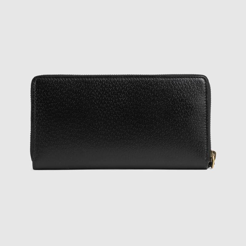gucci Animalier系列皮革三面拉链钱包 523667 DJ20T 1000