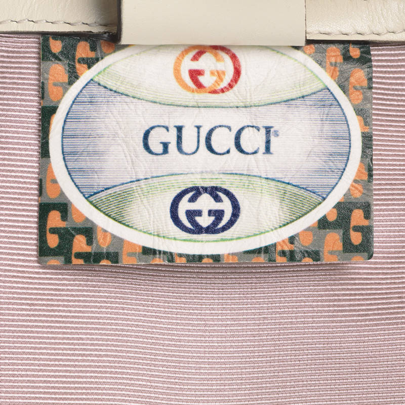 gucci官网包包价格图片 白色皮革 饰虎头中号肩背包