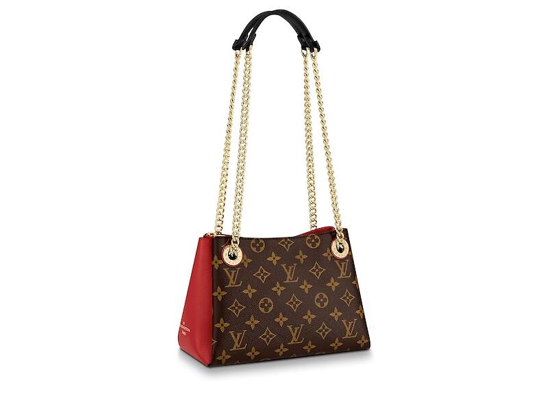 louisvuitton Surene BB手袋 樱花粉M43777 黑色M43775 樱桃红M43776