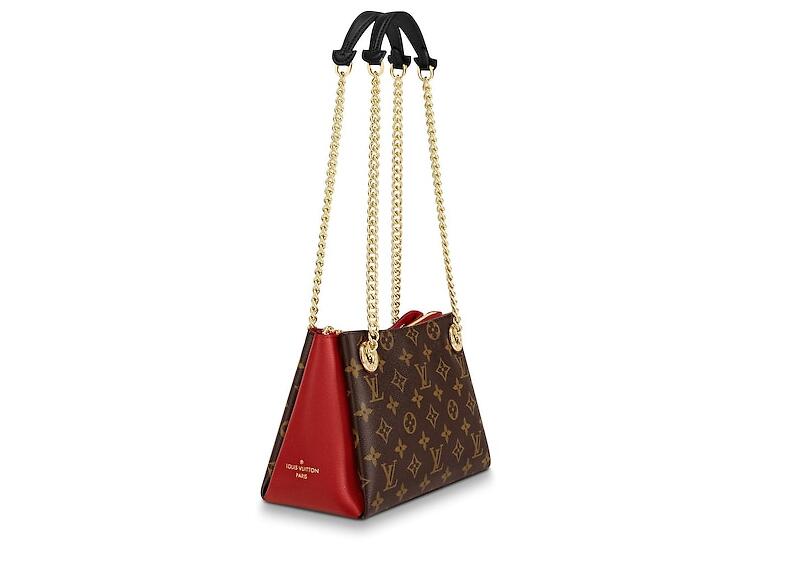 louisvuitton Surene BB手袋 樱花粉M43777 黑色M43775 樱桃红M43776