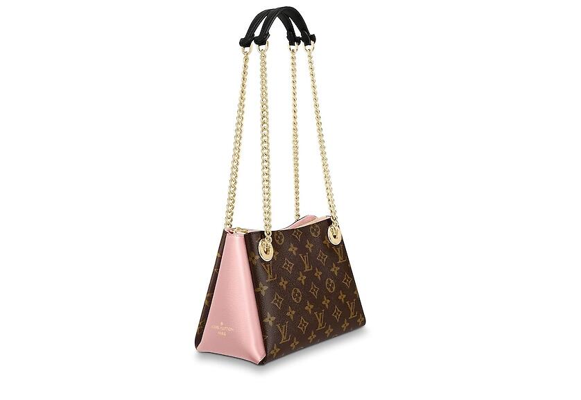 louisvuitton Surene BB手袋 樱花粉M43777 黑色M43775 樱桃红M43776