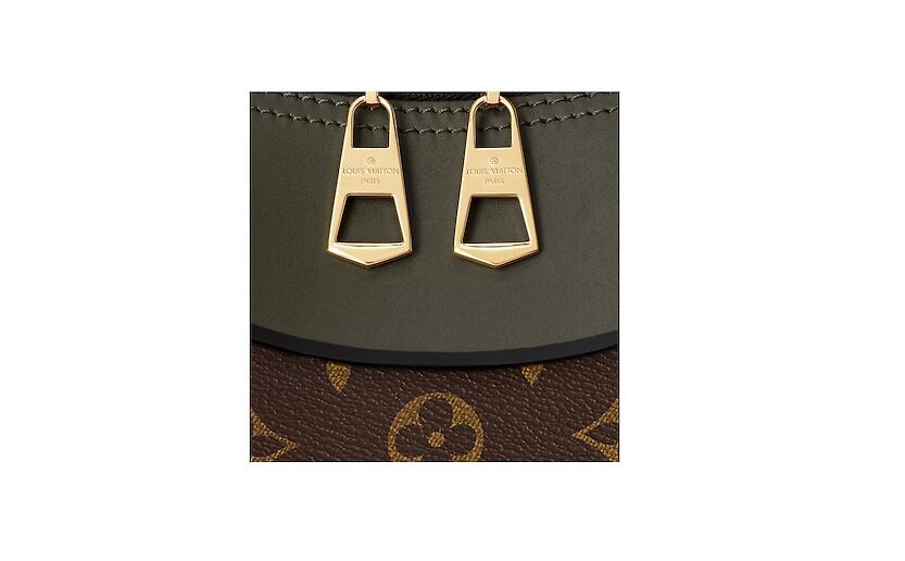路易威登 LV Tuileries 手袋 M43794  Kaki Fango Monogram帆布与三色牛皮