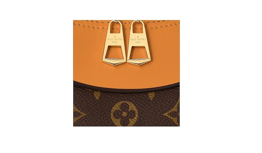 路易威登 LV Tuileries 手袋 M43977 姜黄色Monogram帆布与三色牛皮