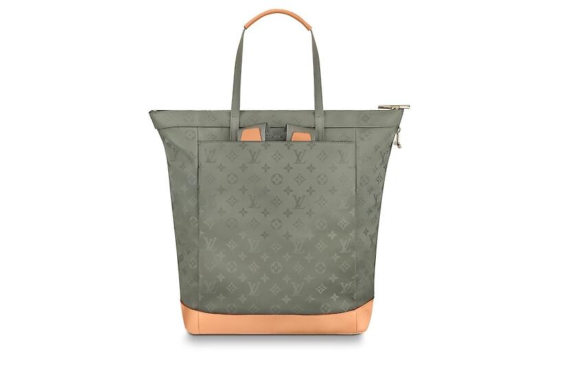 路易威登 太空风格 LV 拉链 Tote 手袋 M43887 Monogram Titanium面料