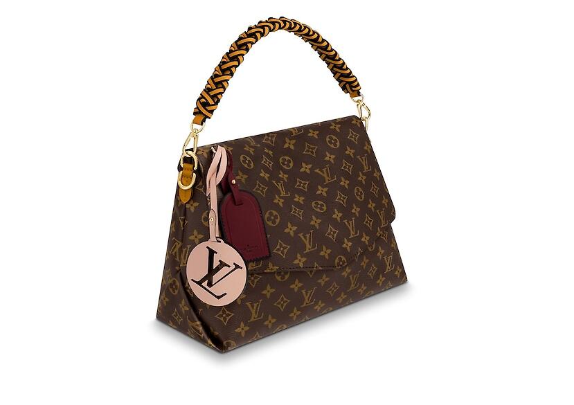 路易威登女包 lv Beaubourg 中号手袋 M43953 皇家藏红花色