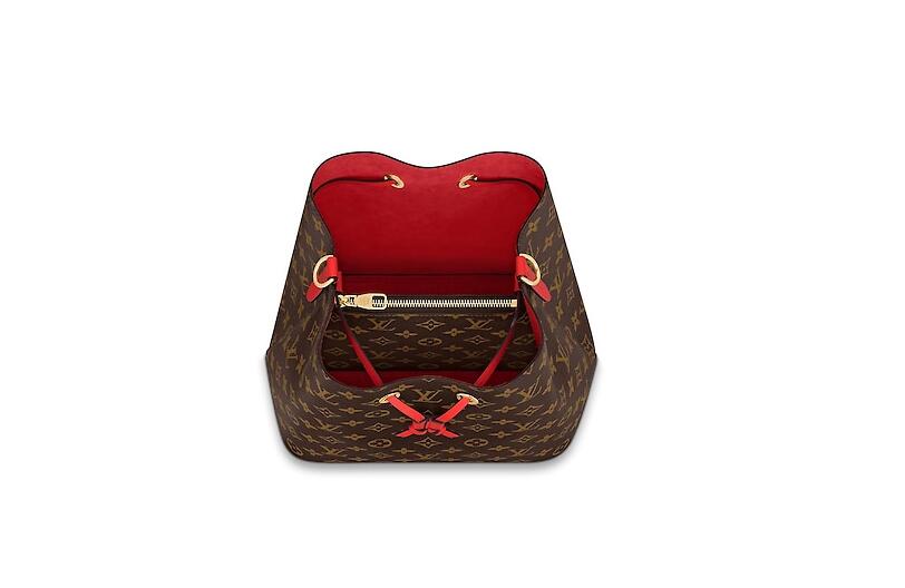 路易威登 LV NéoNoé 手袋 M43985 橙红色Monogram涂层帆布