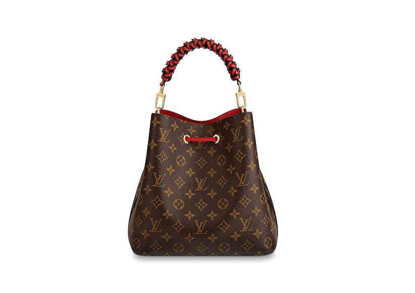 路易威登 LV NéoNoé 手袋 M43985 橙红色Monogram涂层帆布