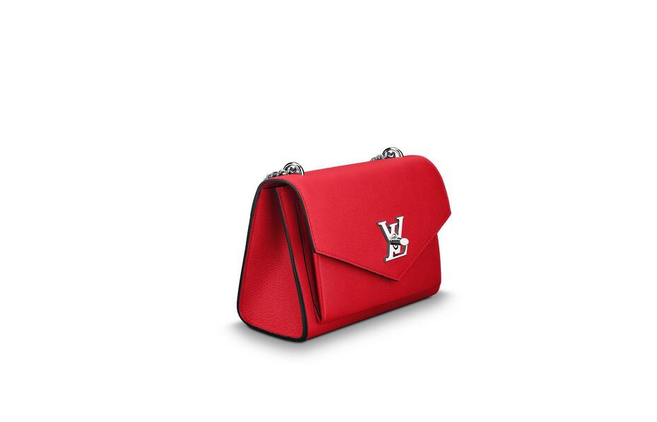 路易威登 louisvuitton MyLockme BB 手袋 M51419 红宝石色/榛子色