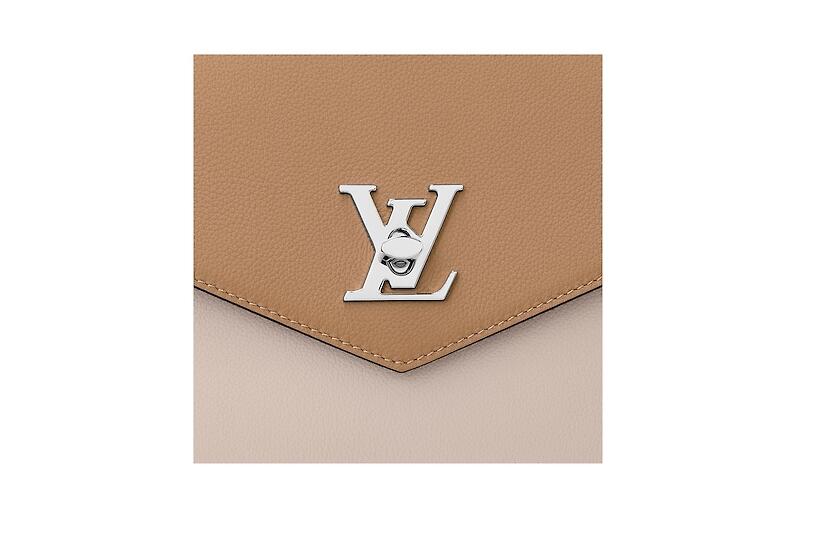 路易威登 LV MYLOCKME 手袋 M53506 玫瑰粉/奶油/芝麻色
