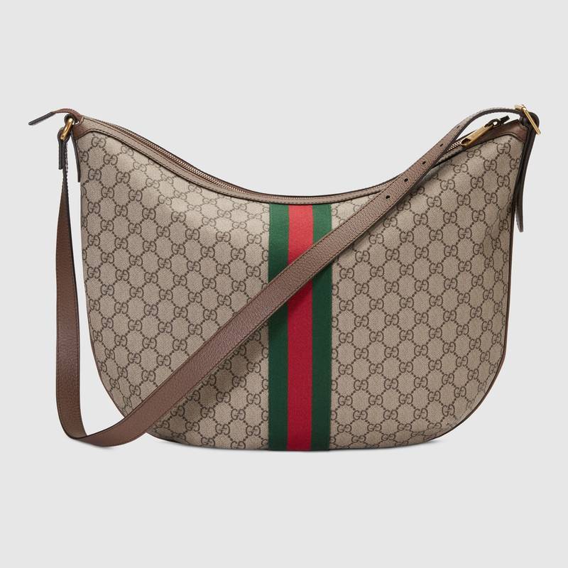 古驰 Gucci 米色/乌木色Ophidia GG肩背包 547939 9IK3T 8745