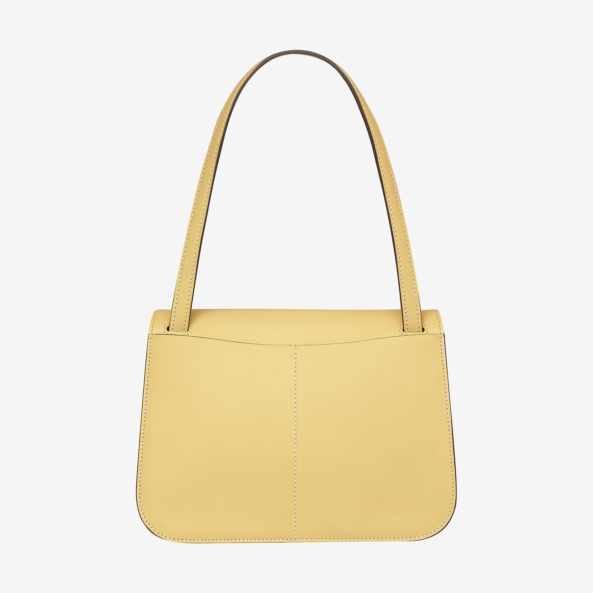 Hermes Halzan mini bag jaune poussin Swift calfskin 小牛皮手提包