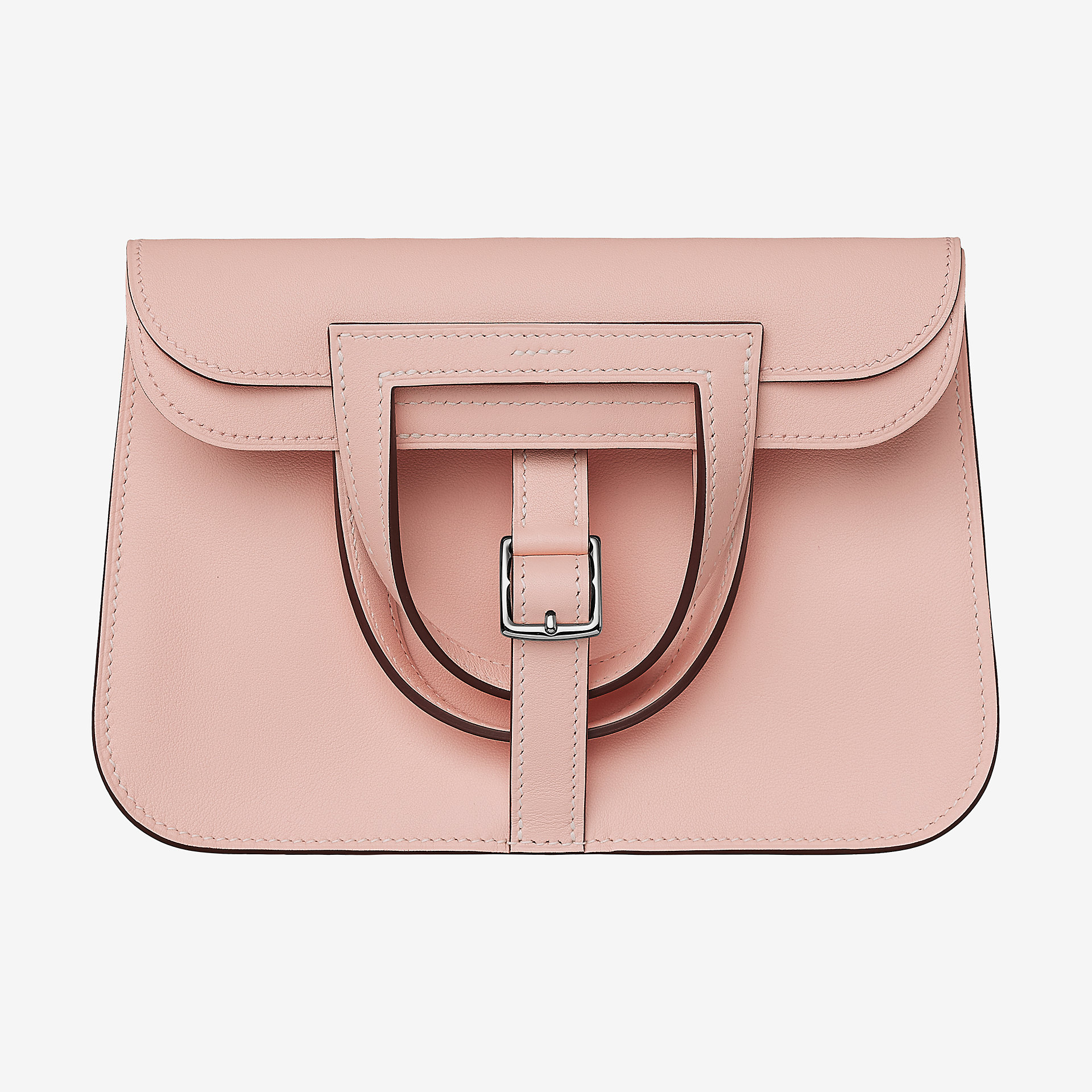 爱马仕Hermes Halzan mini bag rose églantine Swift小牛皮