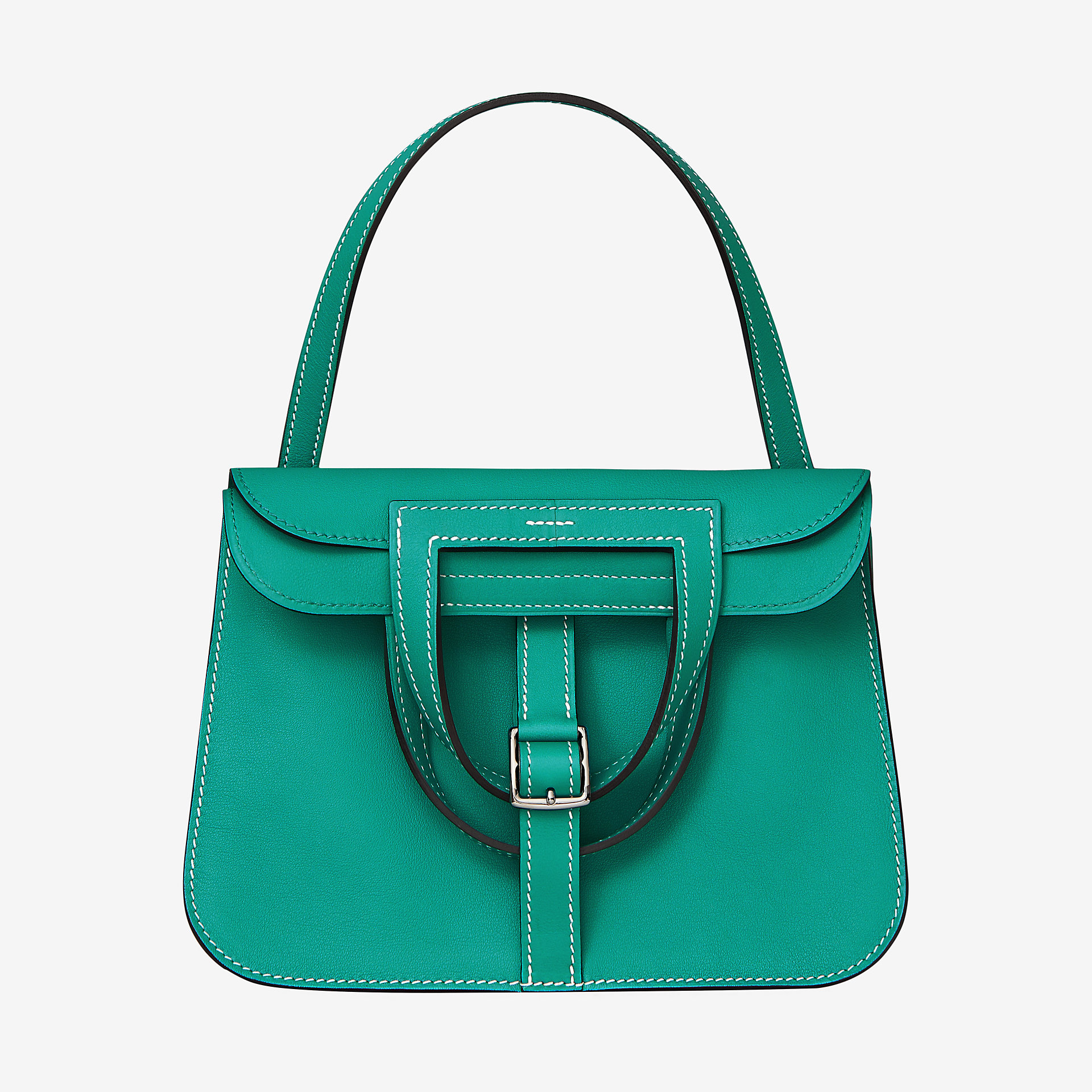 爱马仕Hermes Halzan mini bag迷你手提 bleu paon Swift calfskin