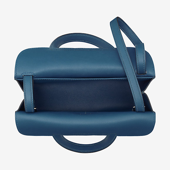 爱马仕Hermes Halzan mini bag迷你手袋 bleu agate Swift calfskin 小牛皮