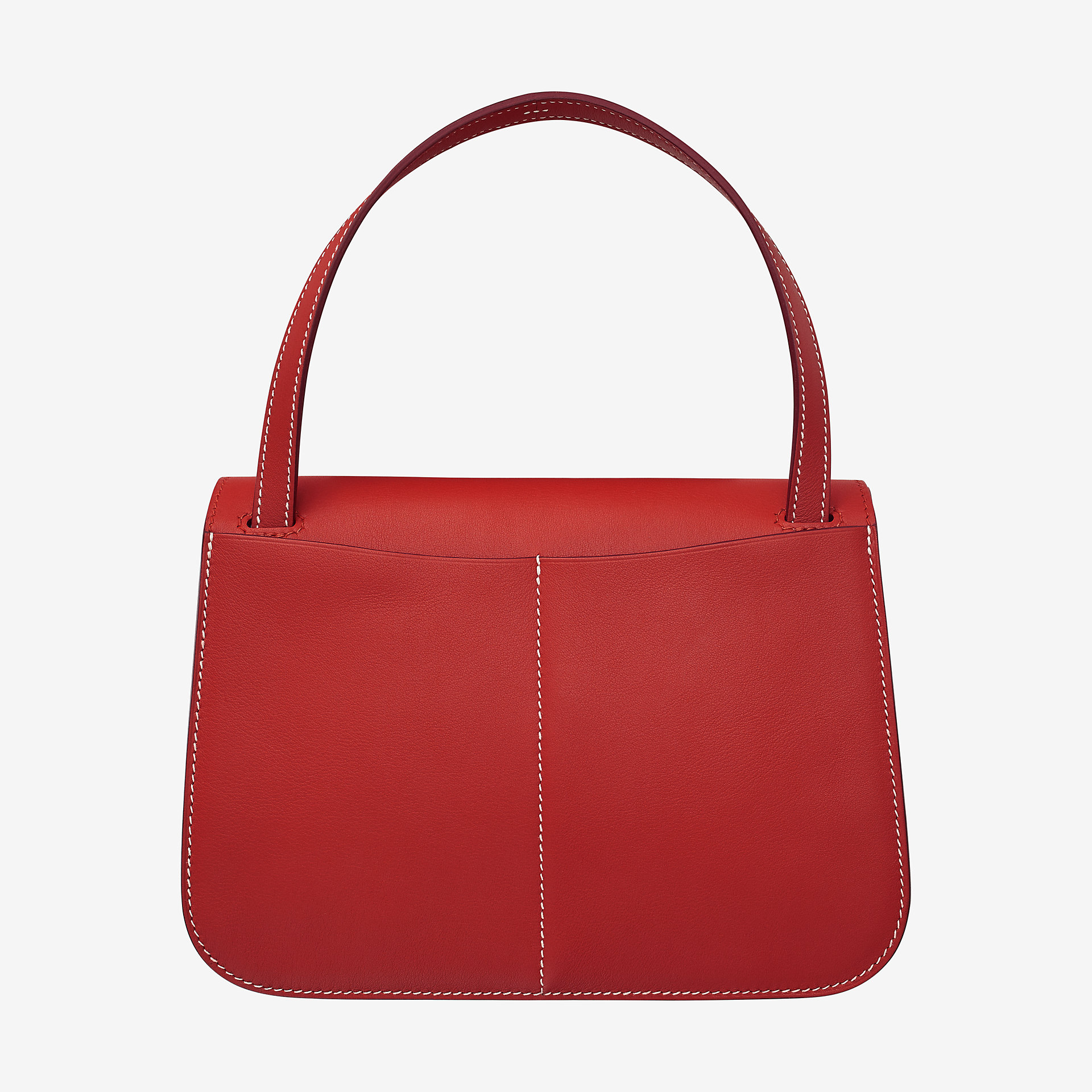 爱马仕Hermes Halzan mini bag rouge tomate Swift calfskin 小牛皮手提包