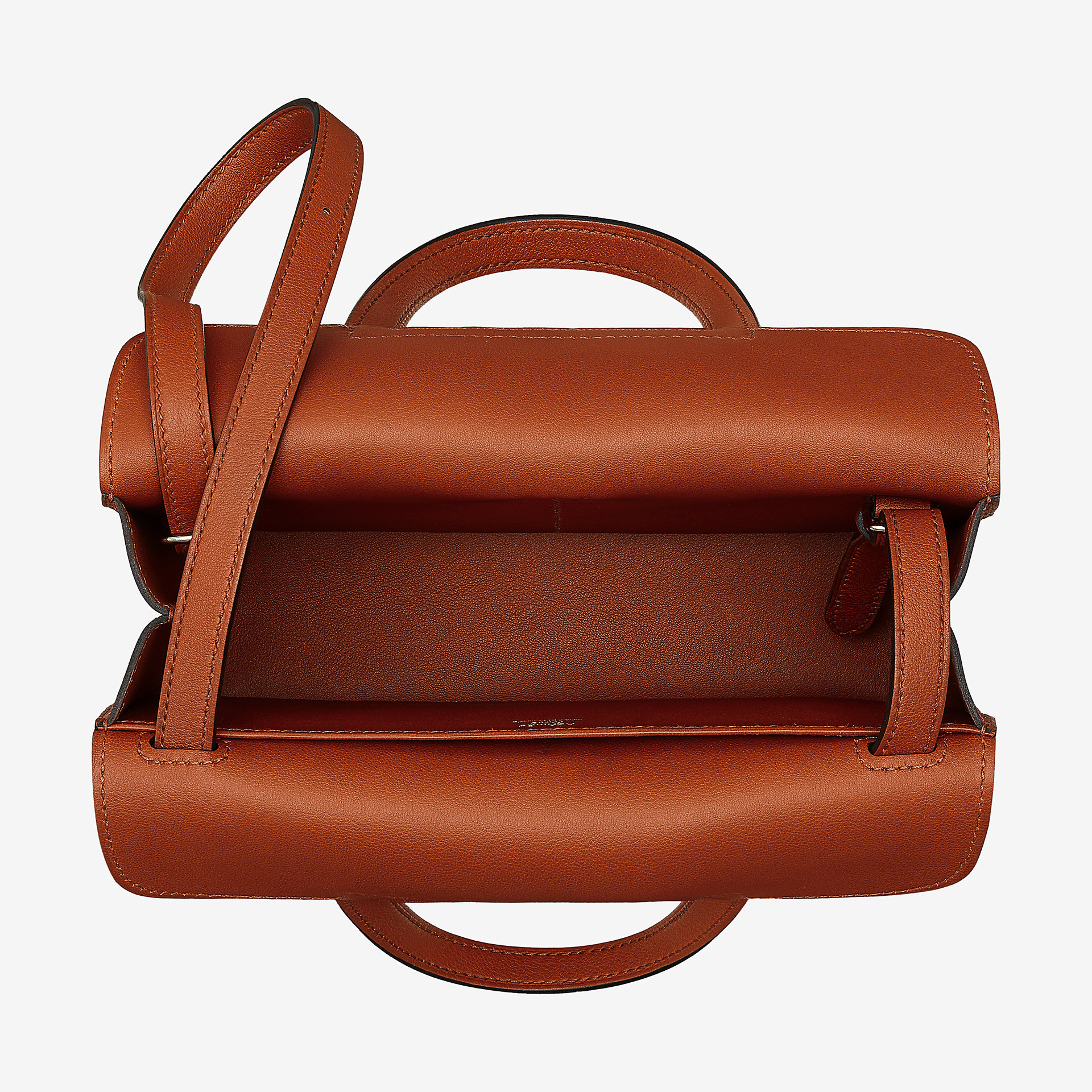 爱马仕Hermes Halzan mini bag cuivre Swift calfskin 小牛皮手提包